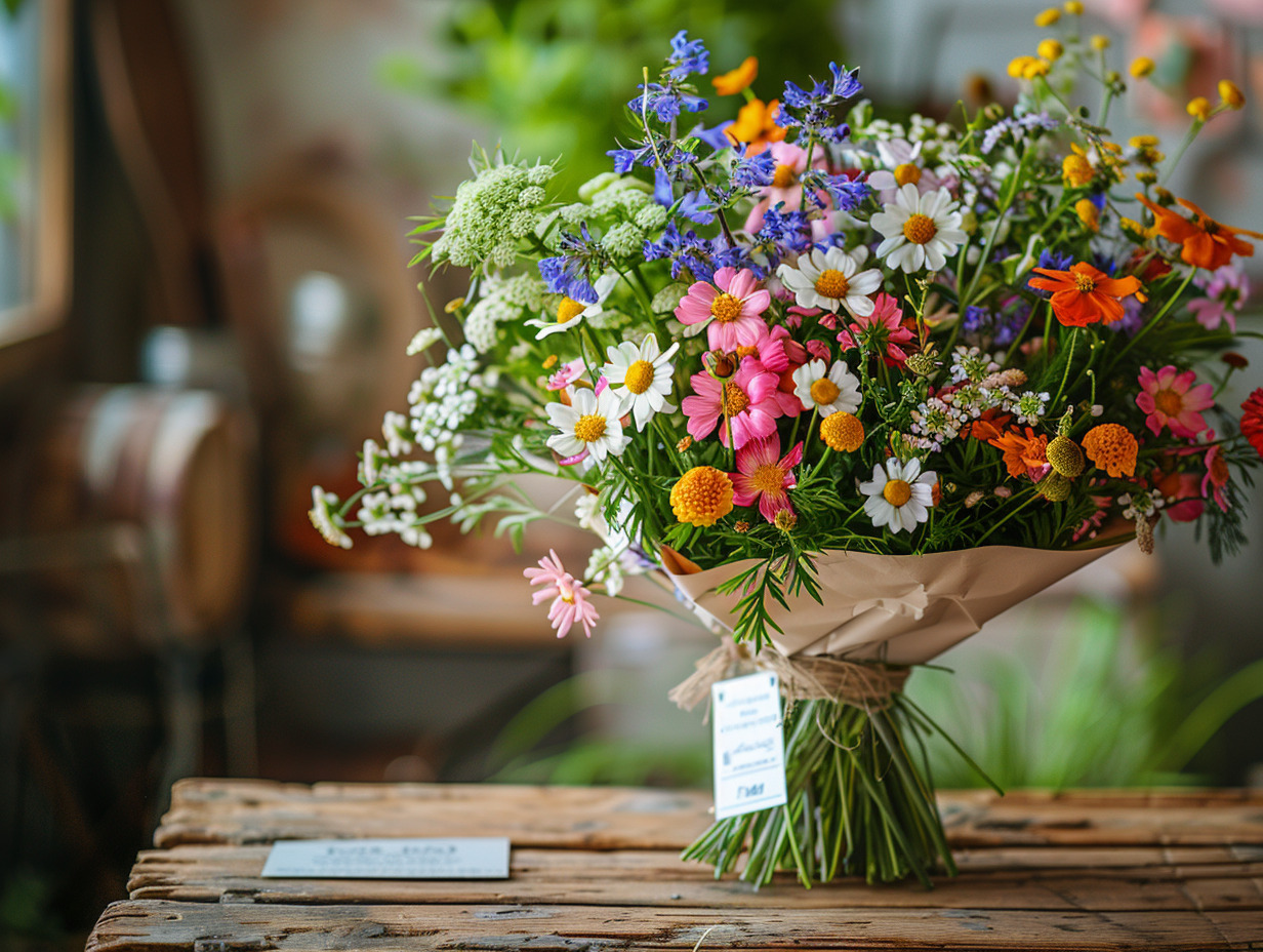 fleurs marché