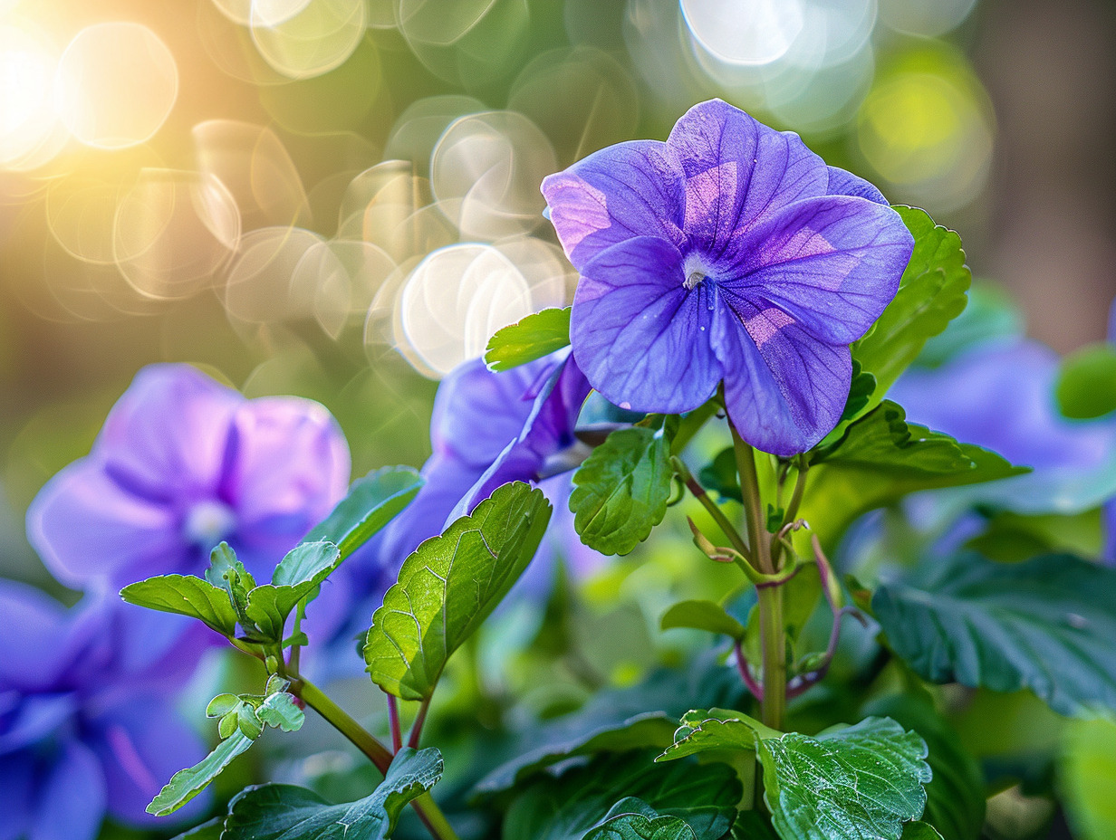 plantes violettes