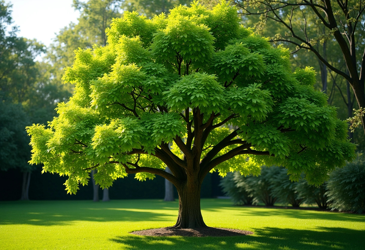 catalpa bignonioides feuillage