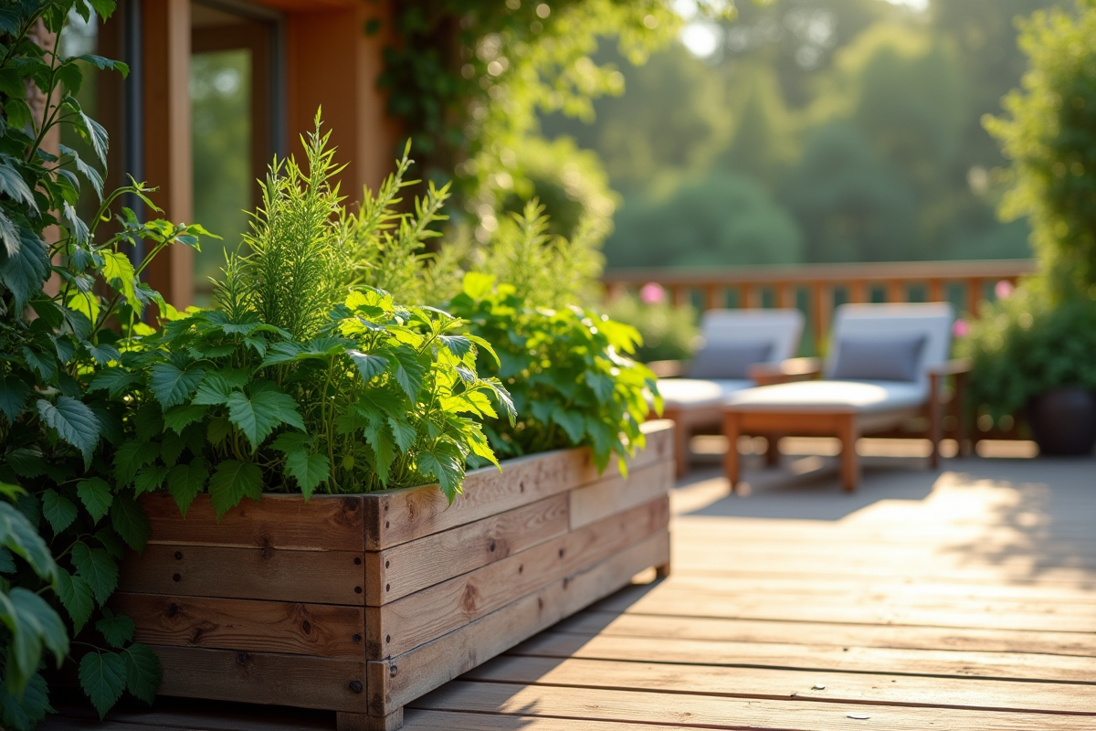 terrasse jardinière